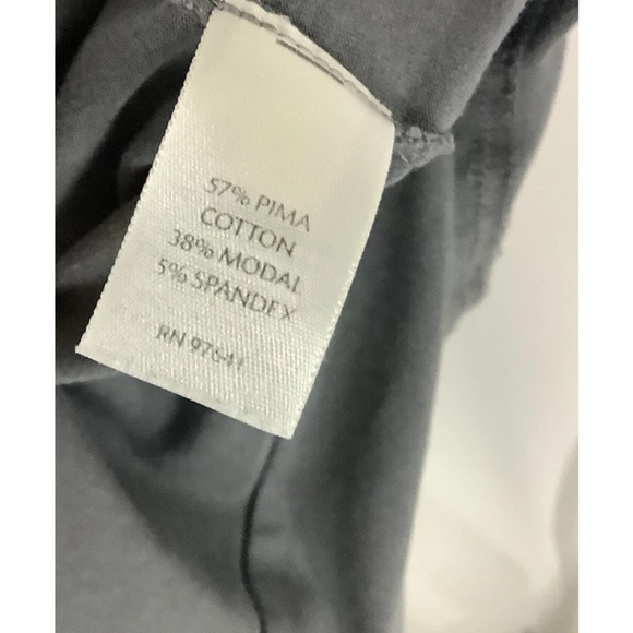 J Jill Sz M Jersey Pullover Casual Travel Maxi Dress Gray Modal Spandex - Picture 5 of 6